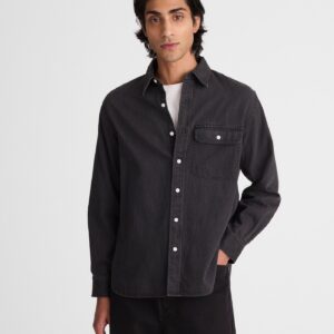 Single-Pocket Shirt in SoftFade Denim