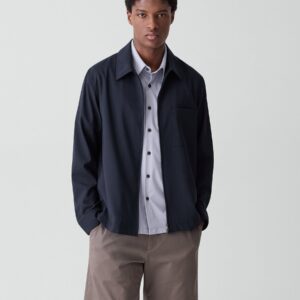 Zip Overshirt in Motion Wool